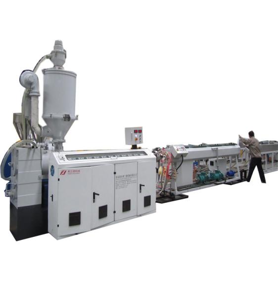 10m/Min Polyethylene Pipe Production Line 1200mm Width 220V 60Hz With PLC Control System