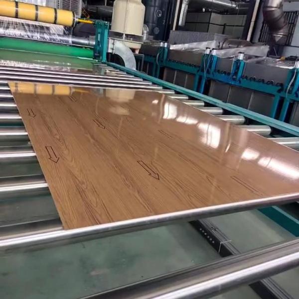 AAMA 2605 AA3003 1000mm Width Wood Grain Kitchen Cabinet Aluminum Panel