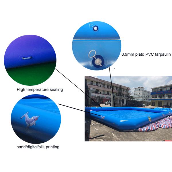 Высококачественное изготовление на заказ бассейна PVC раздувное для на открытом воздухе/крытого