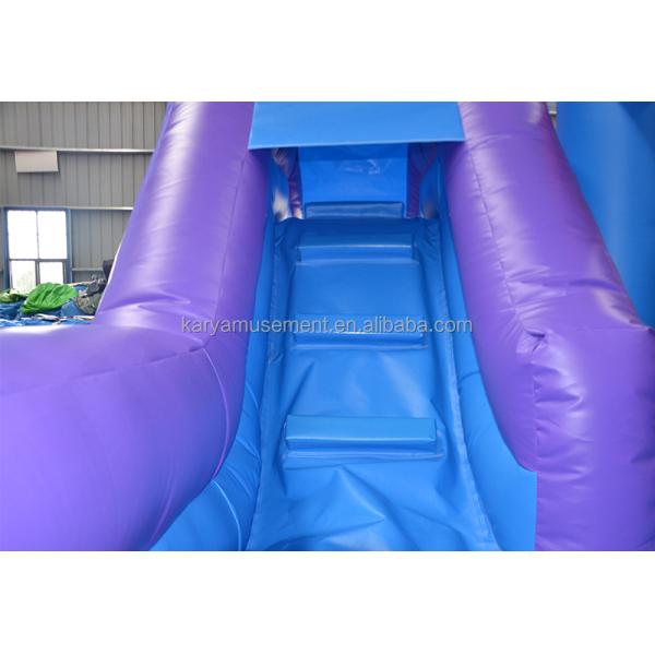 Features PORTABLE Children Naughty Castle Inflatable Bounce House with Slide and Pool