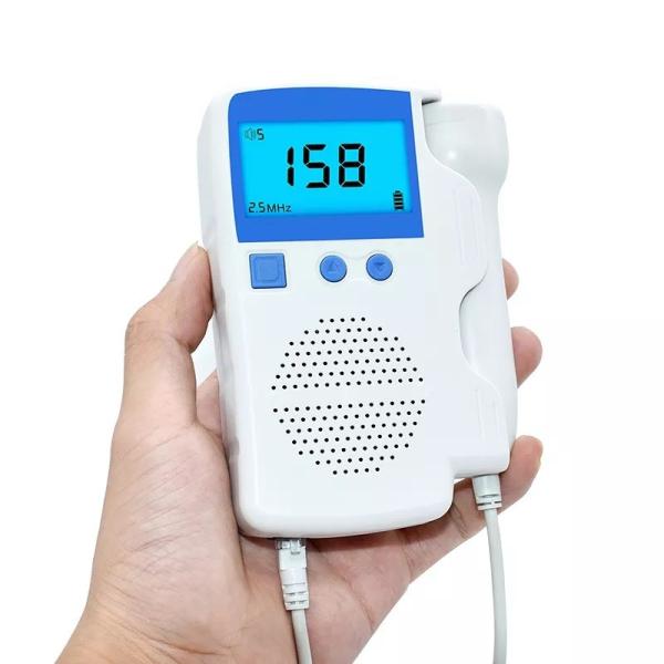 Pregnant Woman Fetal Doppler Heart Monitor Digital Fetal Heartbeat Monitor
