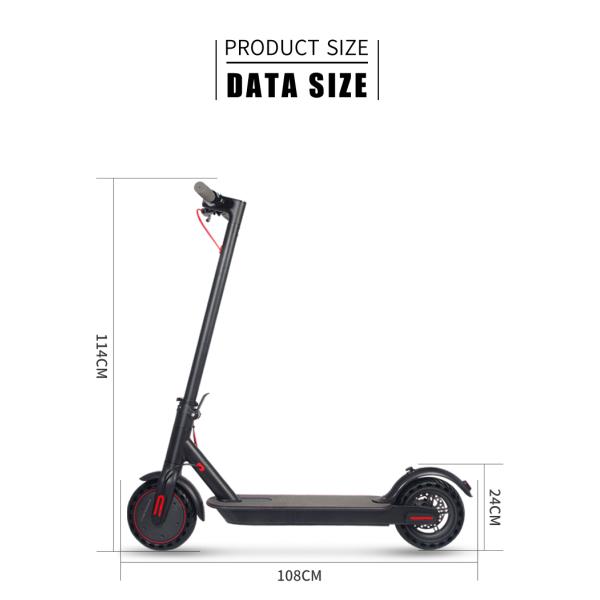 Folding Electric Scooter for Off Road Two-wheel Scooter ROHS Certificate 36V 350W