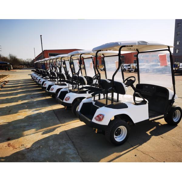 Chariot de golf automatique léger à 2 places Nouveau style longue portée 4 roues Golf Buggy