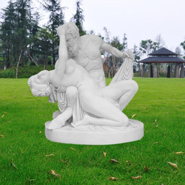 Life size outdoor garden marble horse statue,stone horse sculptures for park