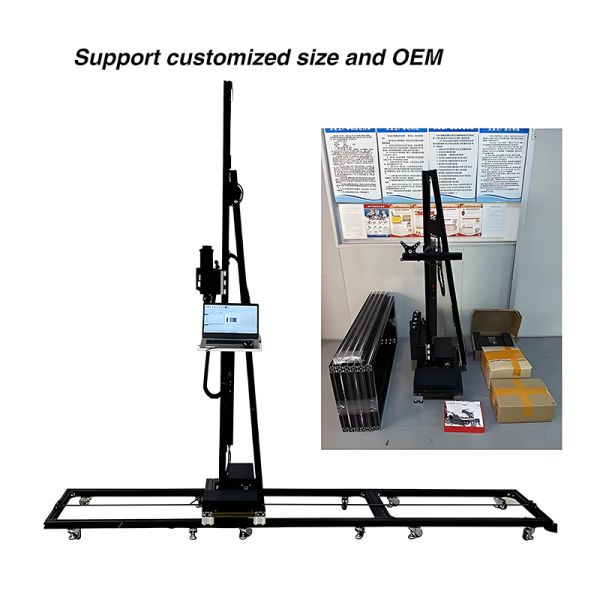 Advanced Wireless Automatic Inkjet Printer Easy Operation Vertical Wall Flatbed Wallpaper Printer