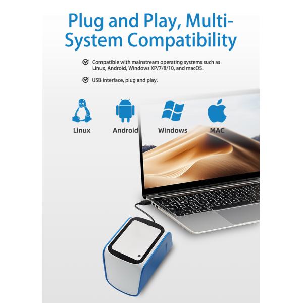 Table Mounted QR Code Reader Customized Table Top Scanner Professional