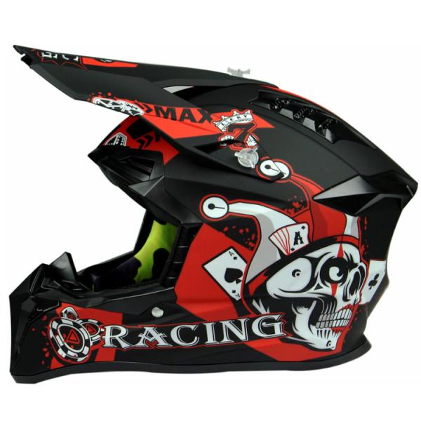Head Safety Protection DOT Approved Dirt Bike Motocross Off-Road Bike Helmet for XXL
