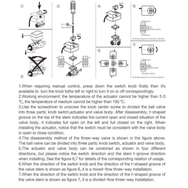 Refrigeration Equipment Motorized Ball Valve Dn20 Brass For Air Conditioning