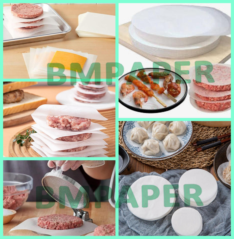 23g 30g Wax Coated Hamburger Patty Separation Paper Non - Stick 700 x 1000mm