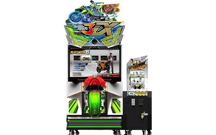 След GP Moto гонок скорости Одно-игрока, Монетк-работаемая машина аркады используемая в торговых центрах