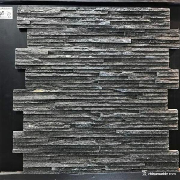 Natural stone Cement / Concrete Backed Ledgestone Cladding Wall Tile For Home Decoration