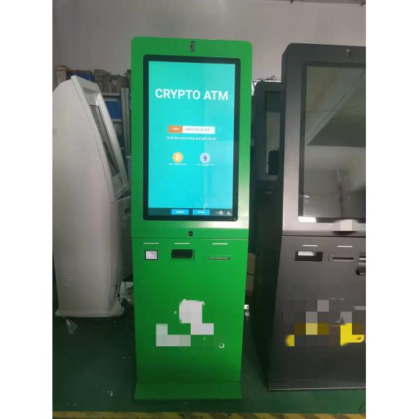 32-дюймовый зеленый киоск самообслуживания, ресторан аэропорты счет оплаты киоск