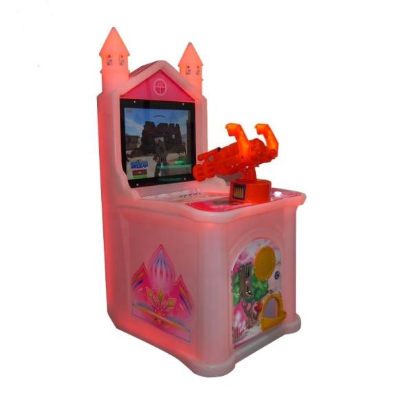 Castle Series Kids Arcade Machine Simulator Shooting Coin Operated For Amusement Park