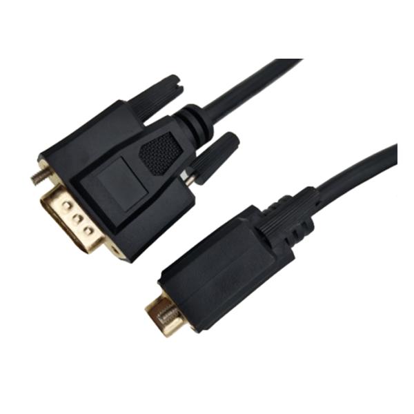Кабель компьютера DB 9P DB9 VGA мужчины RS232 к Ferrule мини гофрирует терминальный соединитель