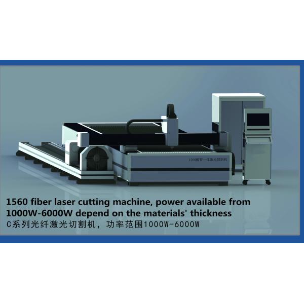6015 Fiber laser cutting machine 1500*6000mm for stainless steel carbon steel piping and sheet