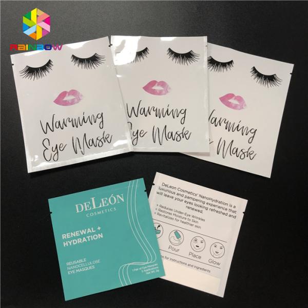 Smell Proof Heat Sealed Cosmetics Tablet Pills Packaging Mini 3x5 Inches With Clear Back