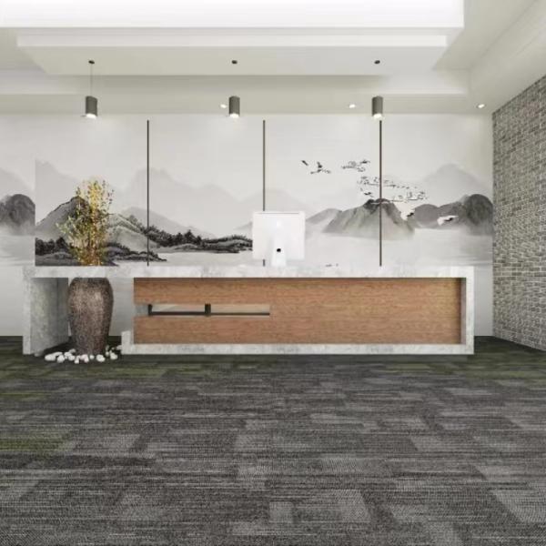 Machine Made Office Carpet Tiles 50x50cm Squares for Office Flooring Solution