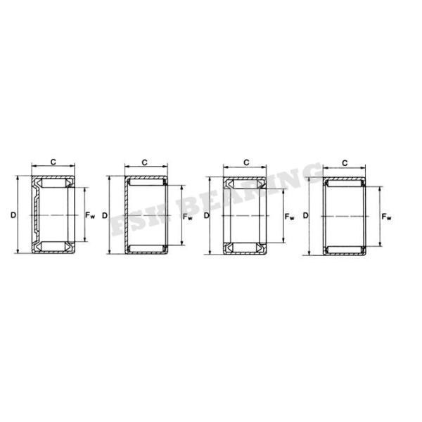 Медленно двинутый размера б подшипник 1612 иглы с штемпелевать наружное × 19.05мм × 31.75мм кольца 25.4мм