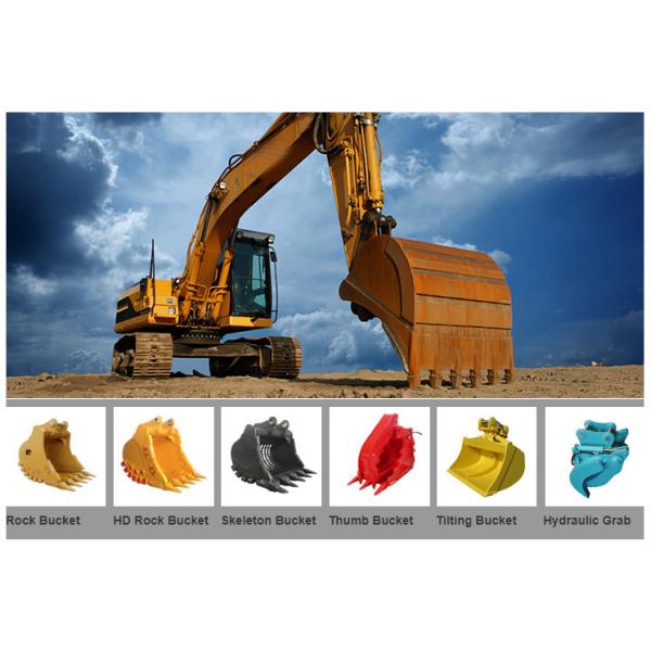 Cubeta da maquinaria de construção do OEM para a largura da máquina escavadora 1400mm-2100mm