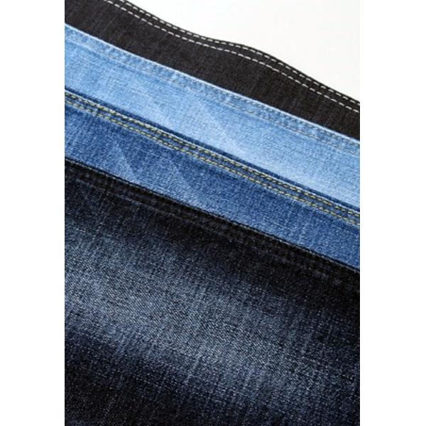 10.5 Oz Тёмно-синяя хлопчатка/полиэстер/спандекс джинсовая ткань для джинсов