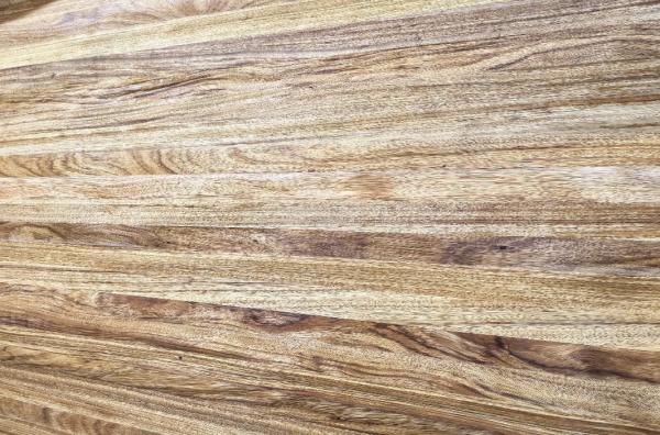 Straight Grain Pattern Zebrano Veneer Sheets Rotary Sliced Veneer Width 1.27m