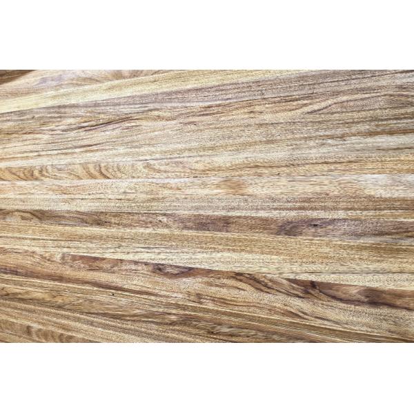 Straight Grain Pattern Zebrano Veneer Sheets Rotary Sliced Veneer Width 1.27m