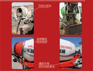 Luzun 8m³ Ready Mix Concrete Mixer Truck Diesel Engine CE ISO Certified Performance