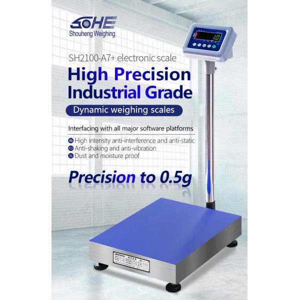 OEM Supported Sohe A7-300KG LED Display Bluetooth Industrial Weighing Scale Platforms