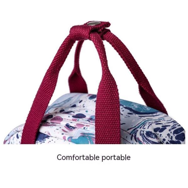 Comfortabe Ladies Carry On Backpack Trendy Print Large Weekend Travel Backpack