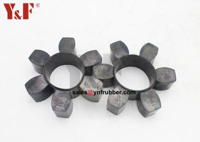 Durable Black Flexible Rubber Coupling Cylindrical Adjustable Pressure Range