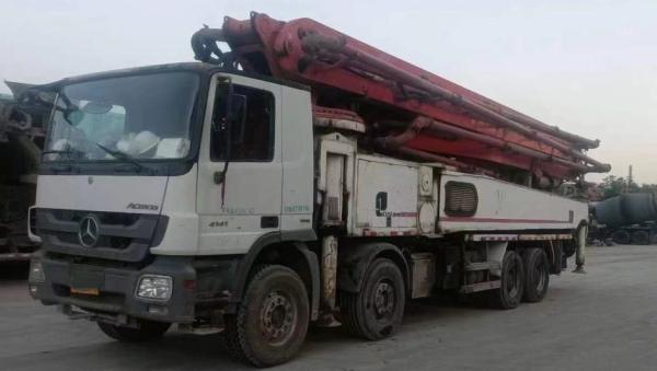 2013 pompe à béton Putzmeister utilisée 56m sur Benz Actros pour la vente de haute productivité