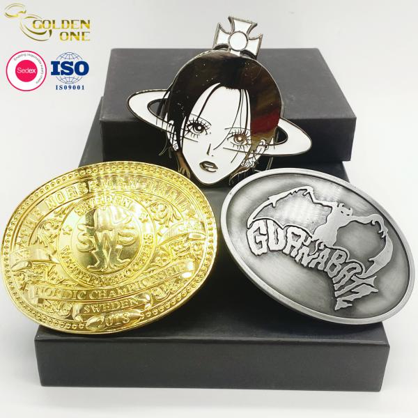 Custom Hardware Western Cowboy Buckles Zinc Alloy Iron Metal Pin For Men