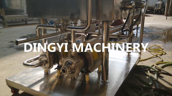 SS304 Tank 300L CIP Cleaning System , Clean In Place Equipment HMI Control
