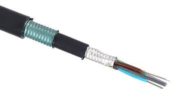 Telecom Comunication Direct Burial Fiber Optic Cable Gyta53 Outdoor Armored 4 - 144  Core
