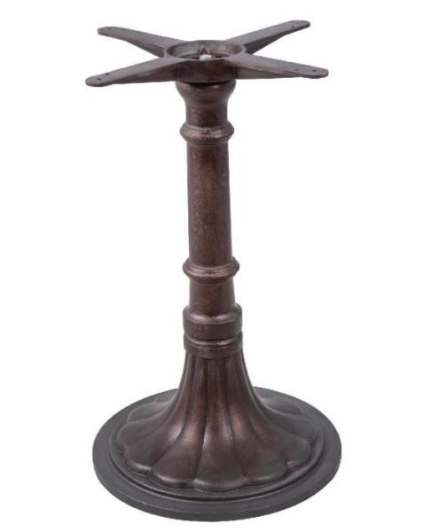 Metal Cast Iron Restaurant Table Bases / Powder Coating Tulip Table Base