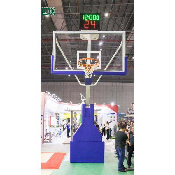 FIBA Professional Basketball Hoop Electric Hydraulic Basketball Stand Equipment For Sale