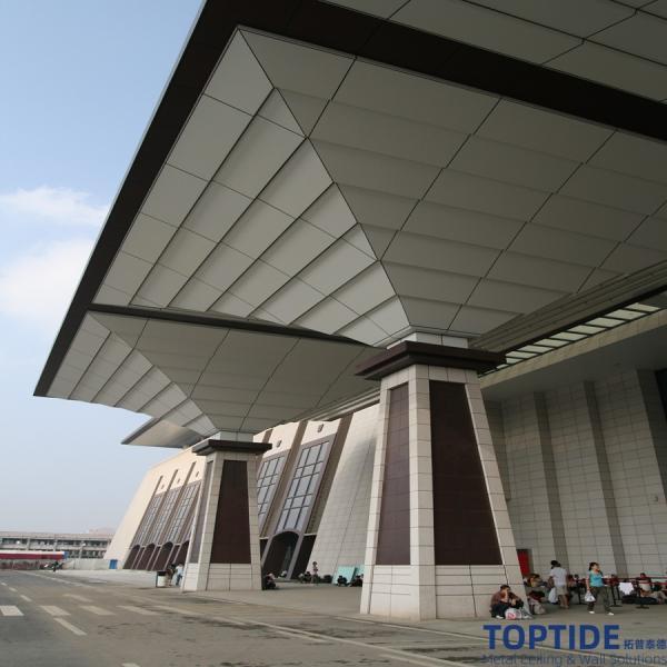 SONCAP Curved 1.5mm Sheet Metal Column Wrap , Column Post Covers