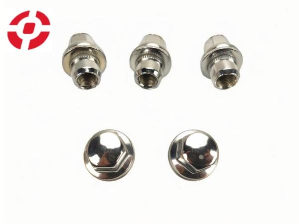Silver Wheel Lug Nut M14x1.5 Car Wheel Thread For Land Rover Range Rover OE RRD500510