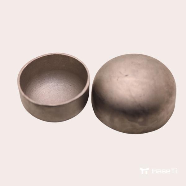 Chemical Industry Titanium Pipe Fittings Tubing End Cap Plug Grade 1 Grade 2