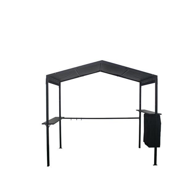2.3*1.5*2.2M Outdoor Aluminum Hard Polyester Roof Gazebo with Powder Coated Sail Finishing