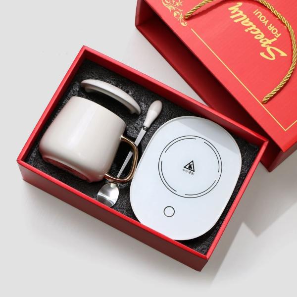 Stay Cozy with Warm Cup Set and Automatic Heating Coasters Shipping Cost Included