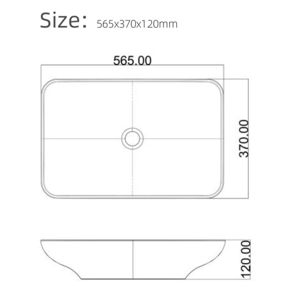 Single Bowl Matte Cement Basin For Industrial Bathroom Hand Wash Sink