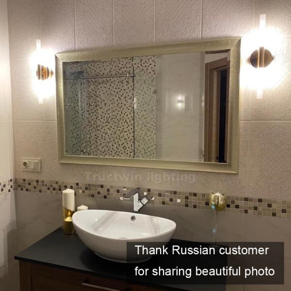 Modern metal tube pipe up down LED wall lamp light sconce Bedroom foyer washroom living room toilet wall ight (WH-OR-09)