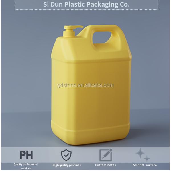 Household Width 170mm Pump Plastic Bottle With Handle 350g