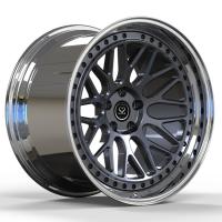 20inch desconcertado 20X9.5 20X10.5 forjou as rodas de 2 partes para o bordo pisado GTR de Nissan