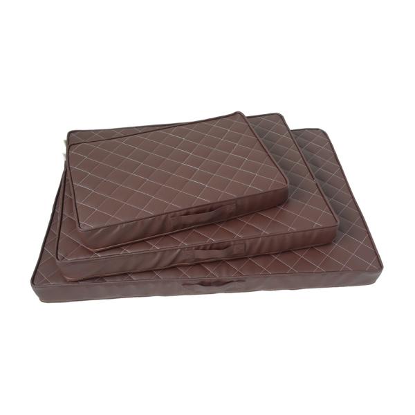 Durable Grey Water Resistant Dog Bed , Outdoor 600D Oxford Fabric Large Memory Foam Dog Bed