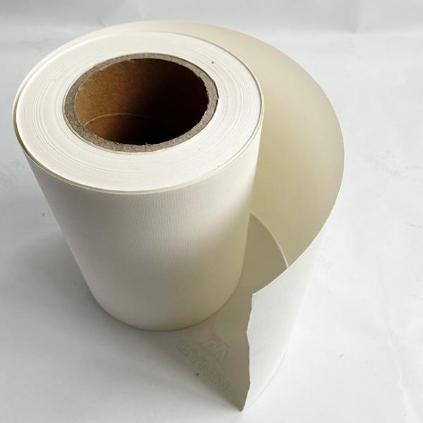Semi Glossy Paper Adhesive Labels With Hot Melt Glue 60g White Glassine Paper