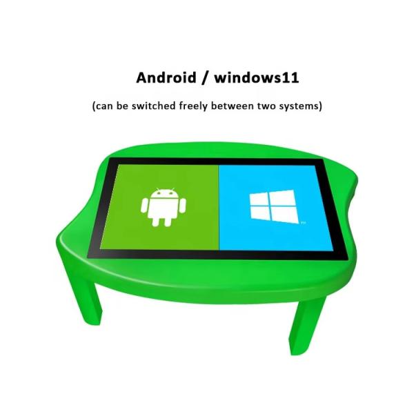 Android Operating System 32inch Touch Screen Table for Kids Interactive Games in Black