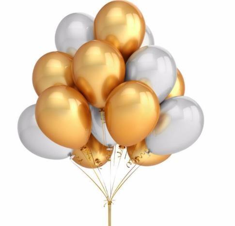 20pcs 12'' Gold Silver Black pink Latex Balloons Happy Birthday Wedding Party Decor Inflatable Air Globos Kids Supplies