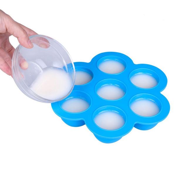 Baby Feeding Tool Silicone Ice Cube Trays Shapes With Silk - Screen Printing Logo